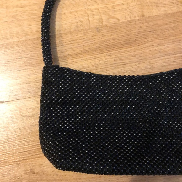 🌟HOST PICK🌟Beaded Black Shoulder Purse - Picture 2 of 3